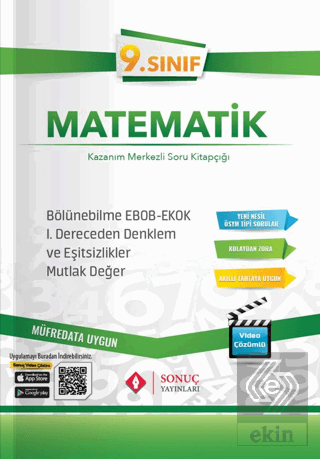 9. Sınıf Matematik Kazanım Merkezli Soru Kitapçığı