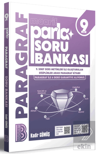 9. Sınıf Parla Maarif Paragraf Soru Bankası Kadir Gümüş Benim Hocam Ya