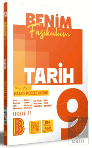 9. Sınıf Tarih Benim Fasikülüm Gökhan Öz Benim Hocam Yayınları Satın A