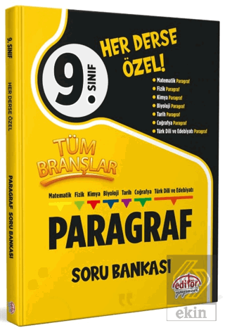 9. Sınıf Tüm Branşlar Paragraf Soru Bankası