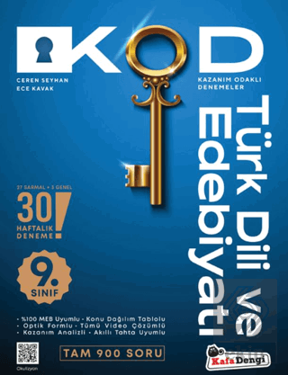 9. Sınıf Türk Dili ve Edebiyatı KOD 30 Deneme