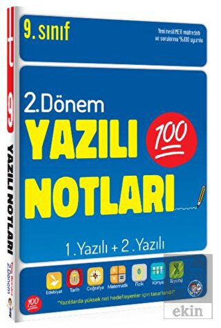 9. Sınıf Yazılı Notları 2. Dönem 1 ve 2. Yazılı Notları
