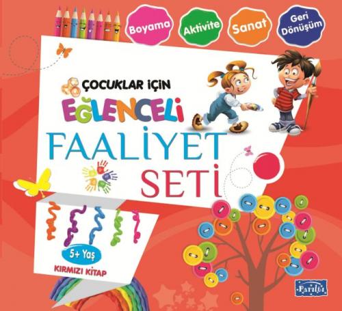 Eğlenceli Faaliyet Seti Kırmızı Kitap – 5 Yaş Üzer