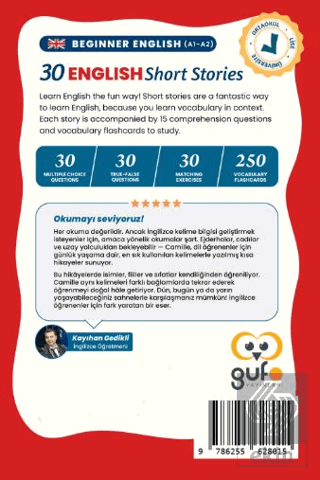 A1 - A2 English 30 Short Stories For Beginners (Yeni Başlayanlar İçin 