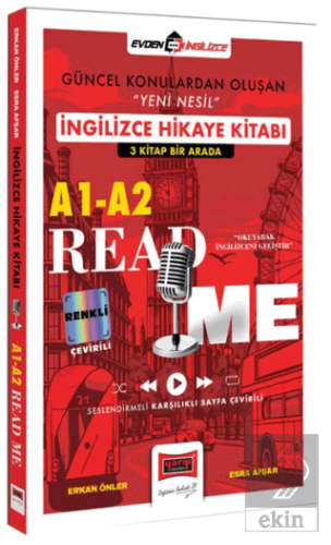 A1-A2 Read Me İngilizce Hikaye Kitabı 3 Kitap Bir Arada Erkan Önler Ya