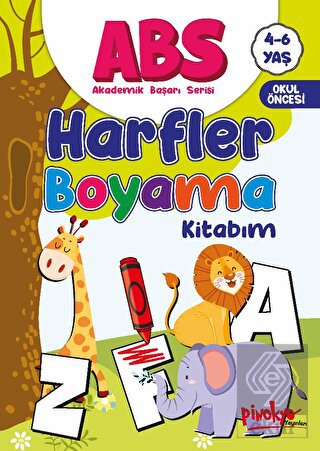ABS 4-6 Yaş Harfler Boyama Kitabım