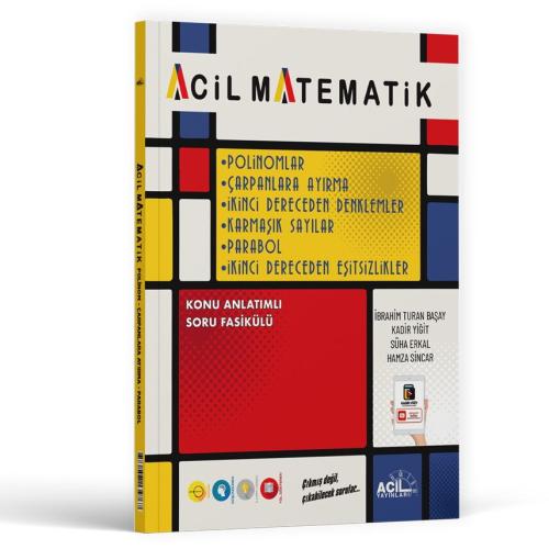 Acil Yayınları Acil Matematik Polinomlar Çarpanlara Ayırma 2. Derecede