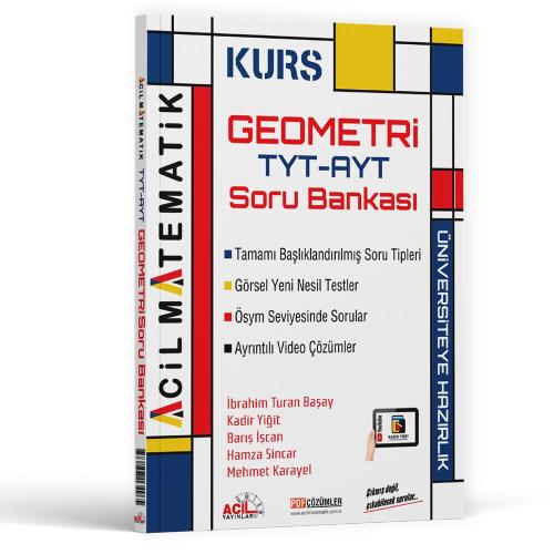 Acil Yayınları TYT AYT Geometri KURS Soru Bankası
