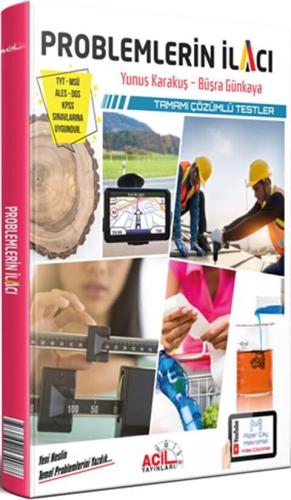 Acil Yayınları YKS TYT MSÜ KPSS Problemlerin İlacı Tamamı Çözümlü Testler