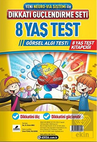Adeda - DGS Dikkati Güçlendirme Seti 8 Yaş Test Gö