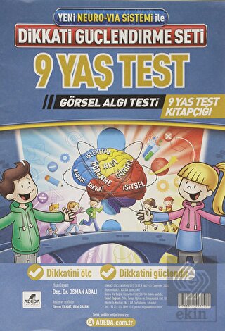 Adeda - DGS Dikkati Güçlendirme Seti 9 Yaş Test Gö