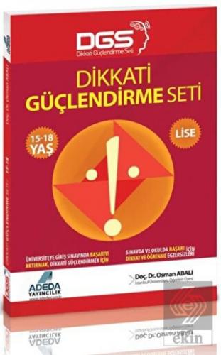 Adeda - DGS Dikkati Güçlendirme Seti Lise 15-18 Y