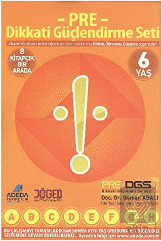 Adeda - PRE Dikkati Güçlendirme Seti Anasınıfı 6