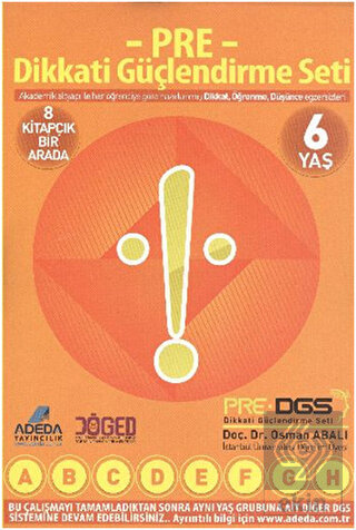 Adeda - PRE Dikkati Güçlendirme Seti Anasınıfı 6