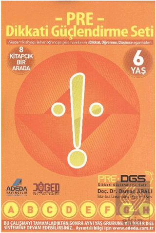 Adeda - PRE Dikkati Güçlendirme Seti Anasınıfı 6