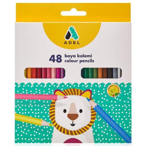 Adel 48 Renk Boya Kalemi
