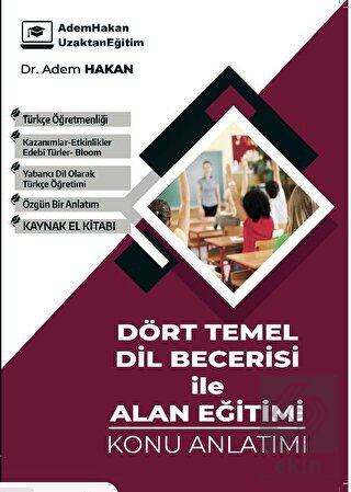 Adem Hakan ÖABT Türkçe Dört Temel Dil Becerisi ile