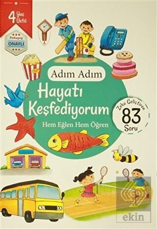 Adım Adım Hayatı Keşfediyorum 4 Yaş - Zeka Gelişti
