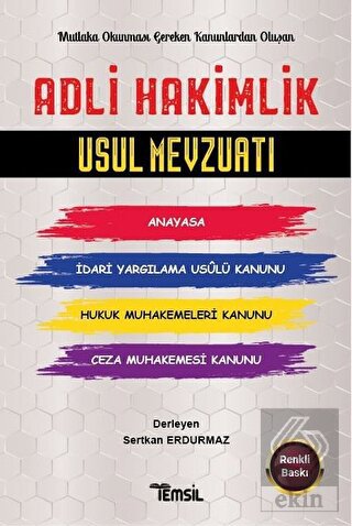 Adli Hakimlik Usul Mevzuatı