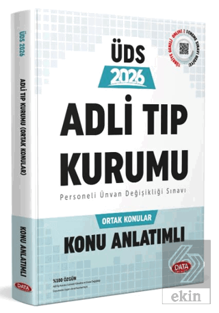 Adli Tıp Kurumu 2026 ÜDS Ortak Konular Konu Anlatımlı