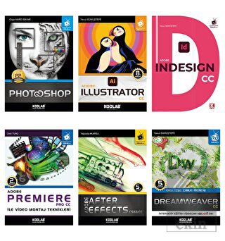 Adobe Grafik Tasarım Uzmanlığı Seti (6 Kitap Takım