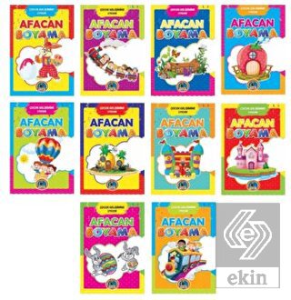 Afacan Boyama (10 Kitap Takım)