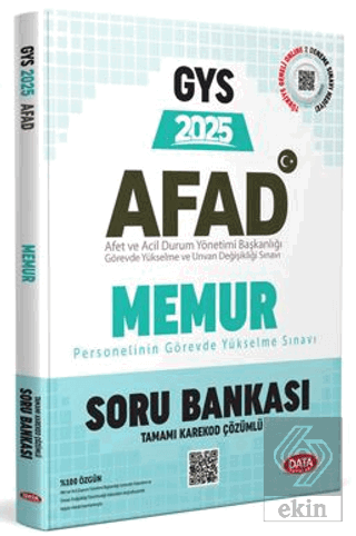 AFAD Memur GYS Soru Bankası - Karekod Çözümlü