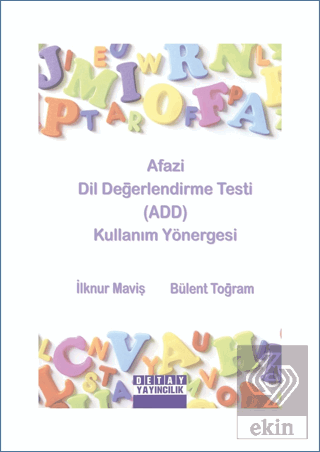 Afazi Dil Değerlendirme Testi (ADD) ve Kullanım Yönergesi (2 Kitap)