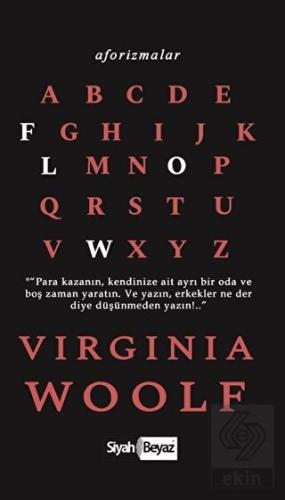 Aforizmalar - Virginia Woolf