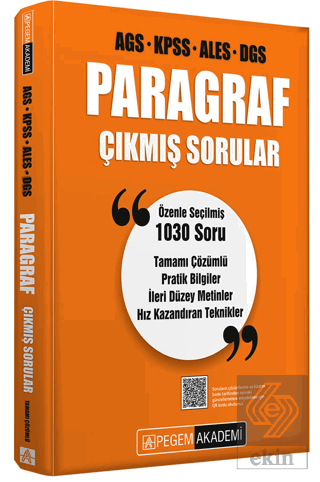 AGS KPSS ALES DGS Paragraf Çıkmış Sorular