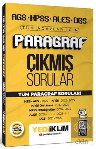 AGS KPSS ALES DGS Tüm Adaylar İçin Paragraf Tamamı PDF Çözümlü Tüm Par