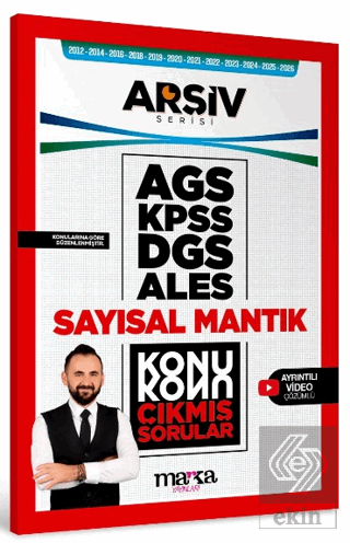 AGS KPSS DGS ALES Sayısal Mantık Yektugmat Konu Konu Çıkmış Sorular