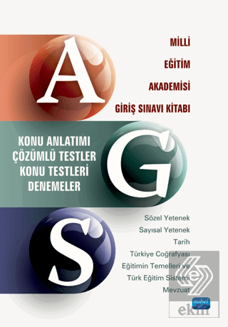 AGS - Milli Eğitim Akademisi Giriş Sınavı Kitabı / Konu Anlatımı - Çöz
