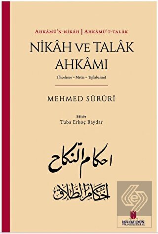 Ahkamü'n-nikah Ahkamü't-talak Nikah ve Talak Ahkam