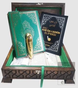Ahşap Cami Boy Kalem Kur'an-ı Kerim Seti V 6.1 - L