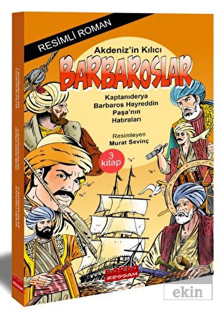 Akdeniz'in Kılıcı Barbaroslar (Resimli 3 Kitap Set