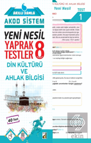 Akıllı Damla Din Kültürü Ve Ahlak Bilgisi Yeni Nes