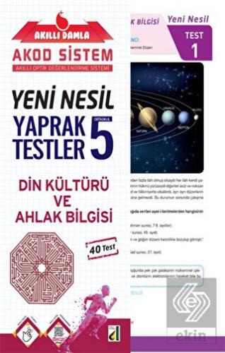 Akıllı Damla Din Kültürü Ve Ahlak Bilgisi Yeni Nes