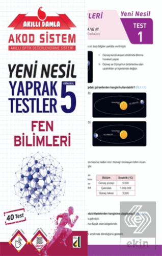Akıllı Damla Fen Bilimleri Yeni Nesil Yaprak Testl