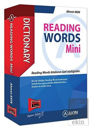 Akın Dil & Yargı Yayınları Reading Words Mini Cep 