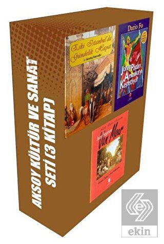 Aksoy Kültür ve Sanat Seti (3 Kitap Takım)