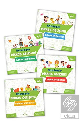 Aktivitelerle Dikkat Gelişimi Serisi (4 Kitap)