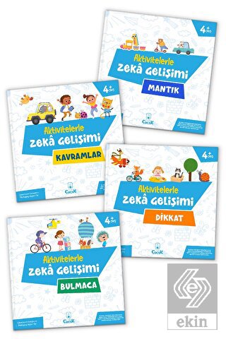 Aktivitelerle Zeka Gelişimi Serisi (4 Kitap)