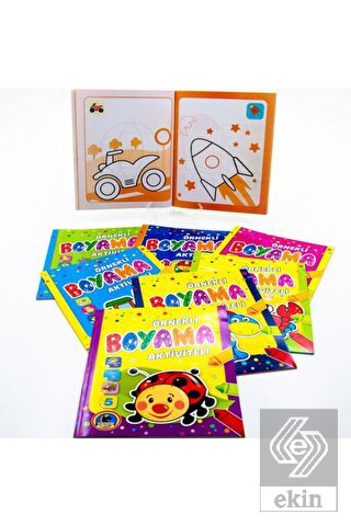 Aktiviteli Örnekli Boyama Kitabı (8 Kitap Takım)