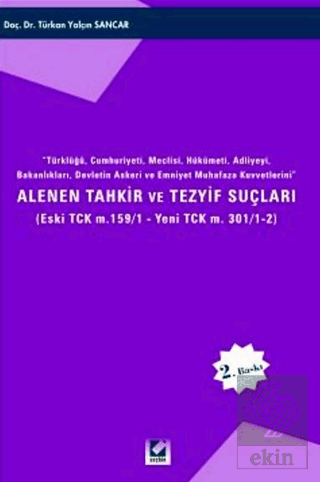 Alenen Tahkir ve Tezyif Suçları