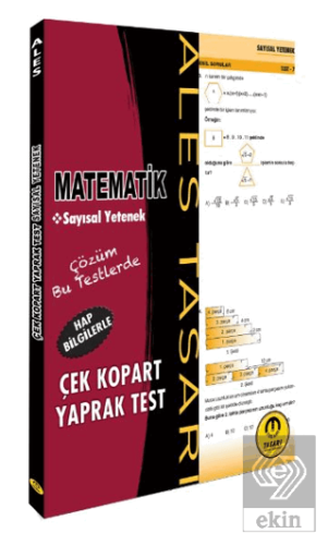 ALES Matematik Yaprak Test Tasarı Yayıncılık