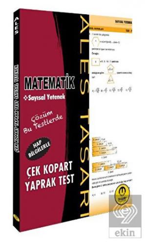 ALES Matematik Yaprak Test Tasarı Yayıncılık