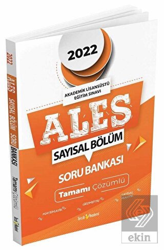 ALES Sayısal Tamamı Çözümlü Soru Bankası