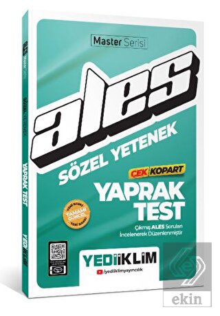 ALES Sözel Yetenek Çek Kopart Yaprak Test