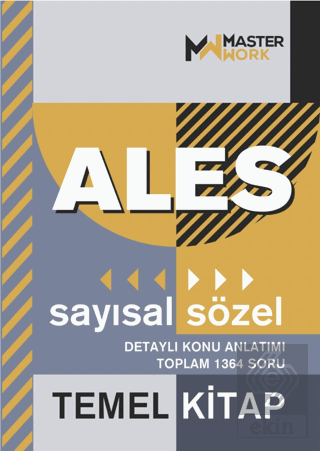 ALES Temel Kitap Sayısal Sözel Detaylı Konu Anlatımı